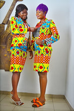 Load image into Gallery viewer, Women Workwear African Print Blazer Jacket
