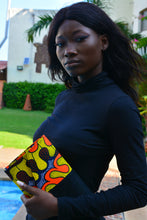 Load image into Gallery viewer, Puzzle Piece African Print Ankara Clutch
