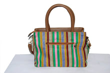 Load image into Gallery viewer, Striped African Handbag

